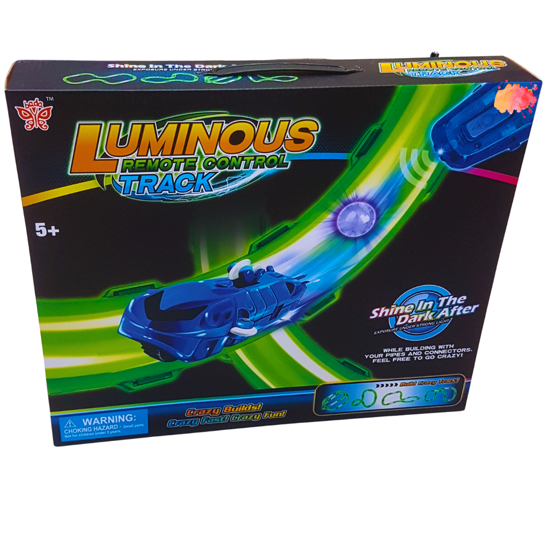 Luminous Remote Control Track – Shine in the Dark Racing Fun | Ages 5+