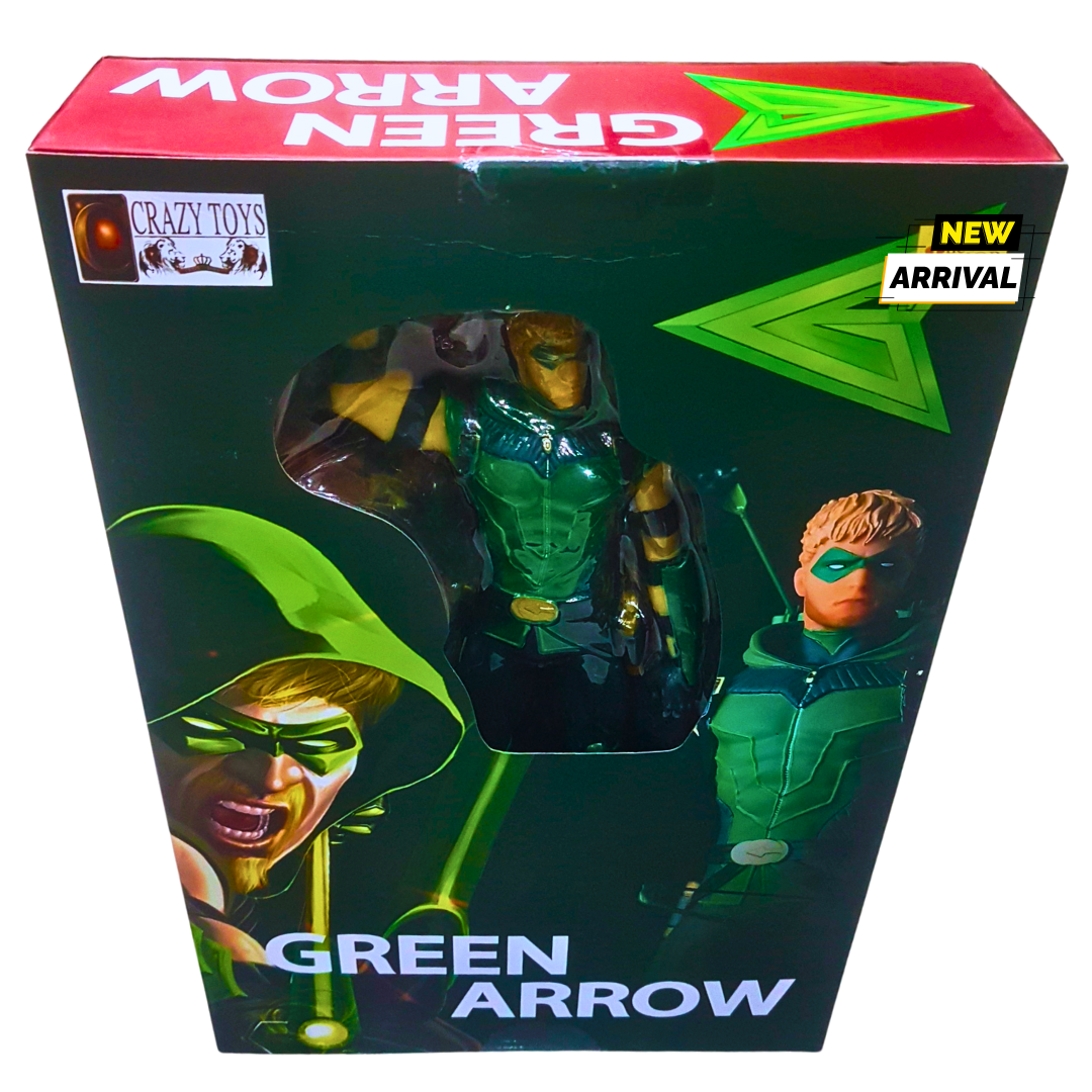 🏹 Green Arrow Action Figure – Crazy Toys Collectible | New Arrival | Superhero Figurine