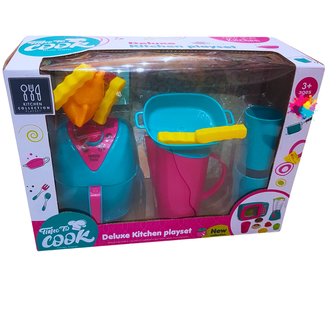 Time to Cook Deluxe Kitchen Playset for Kids (3+ Years)