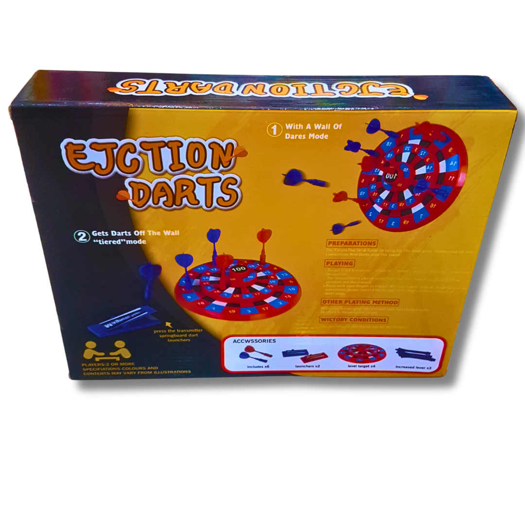 Ejection Darts Target Game Set for Kids | Fun Indoor & Outdoor Dart Shooting Game | Ages 3+