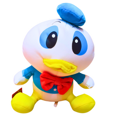 Sailor Duck Plush Toy with Red Bow and Blue Hat – Soft Stuffed Animal for Kids