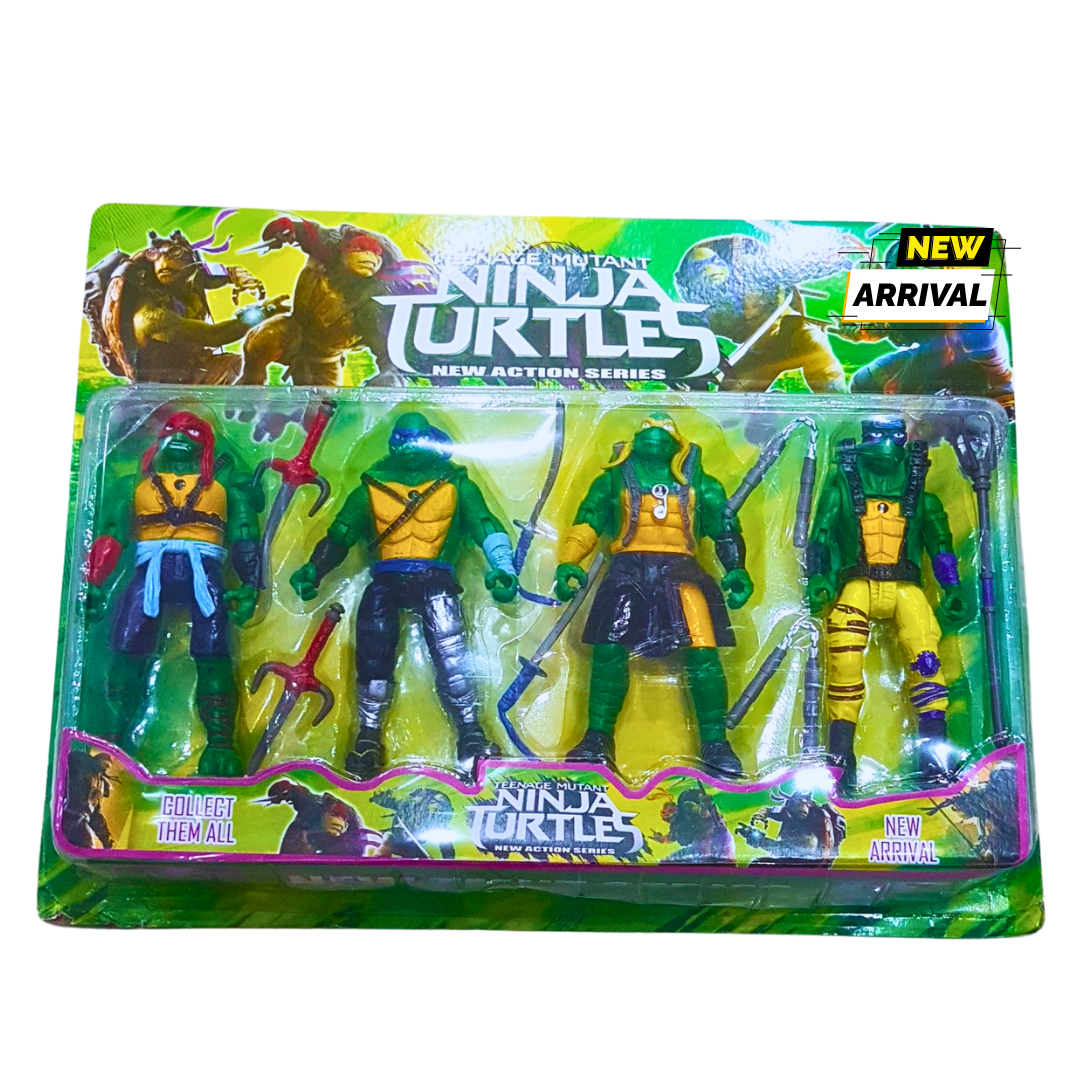 Teenage Mutant Ninja Turtles Action Figure Set – 4-Piece Collectible Toy Set | Ninja Heroes Playset