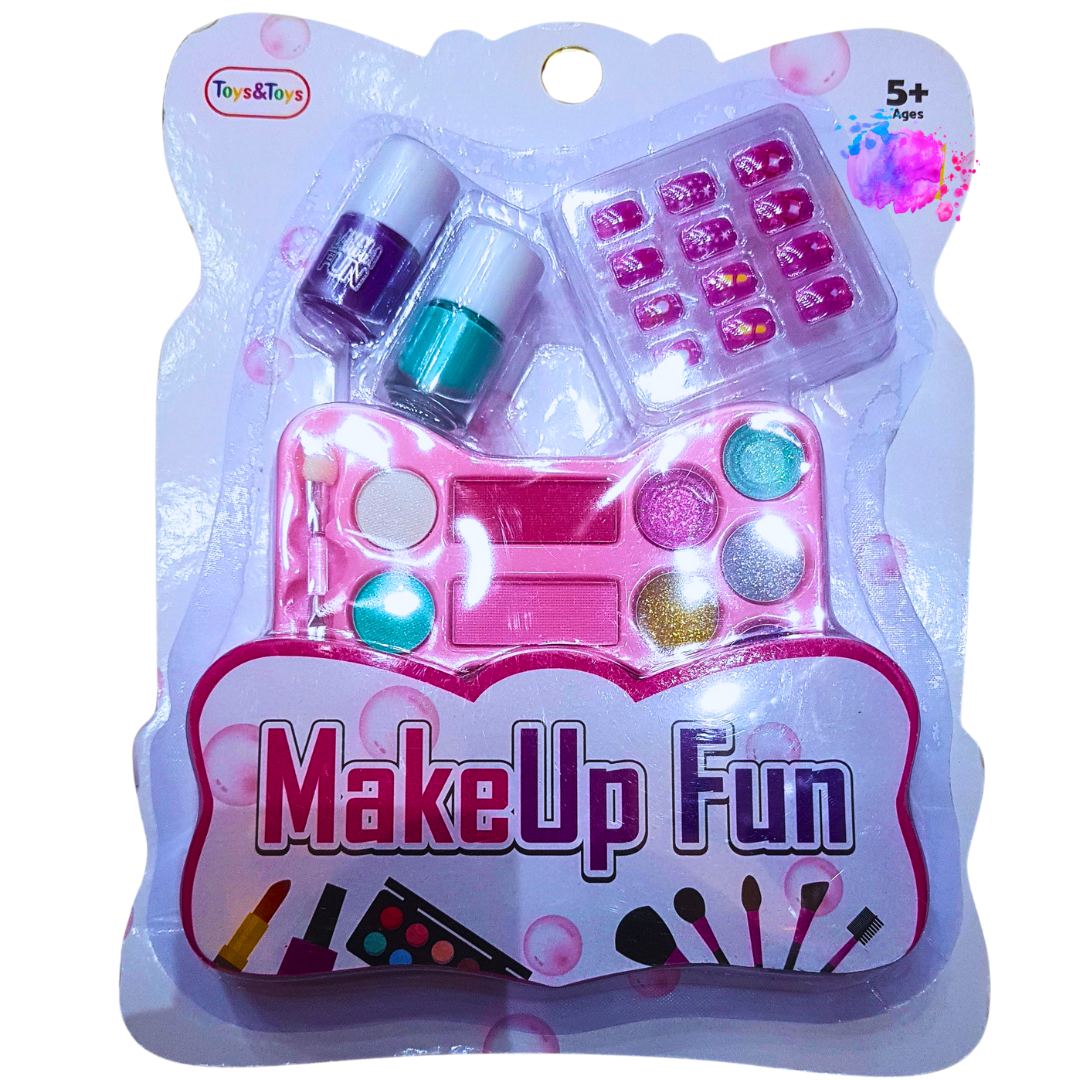 Kids Makeup Fun Set - Pretend Play Beauty Kit for Girls (Ages 5+)