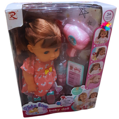 Fairy Love Interactive Baby Doll - Deluxe Set with Hair Accessories and Melody (Ages 3+)