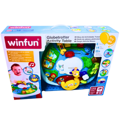 WinFun Globetrotter Activity Table – Interactive Learning Table with Lights, Sounds & Play Features | For 12+ Months | Fun & Educational Toy