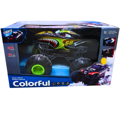 High-Speed RC Monster Truck with Lights & Spray Effects – 1:16 Scale, 15 KM/H for Kids (Ages 8+)