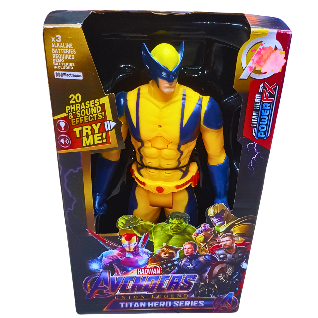 Marvel Avengers Wolverine Action Figure - Power FX Sound and Phrases