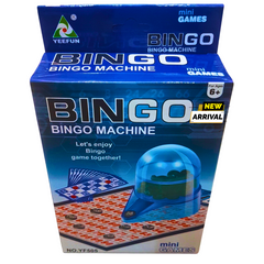 Mini Bingo Machine – Classic Lottery Game for Kids & Family 🎲 Exciting Number Matching Fun | Age 6+ | Portable & Interactive