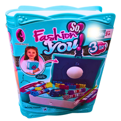 So Fashion You! 3-in-1 Portable Beauty Set for Kids Age 3+ | DIY Bracelet and Accessory Making Kit