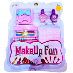 Makeup Fun Pretend Play Beauty Set - Fashion Accessories & Nail Polish Kit for Girls