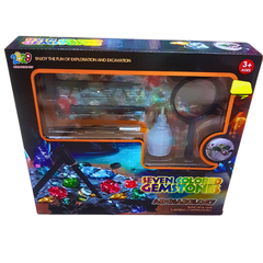 Seven Colored Gemstones Archaeology Excavation Kit – Educational Toy for Kids (Ages 3+)