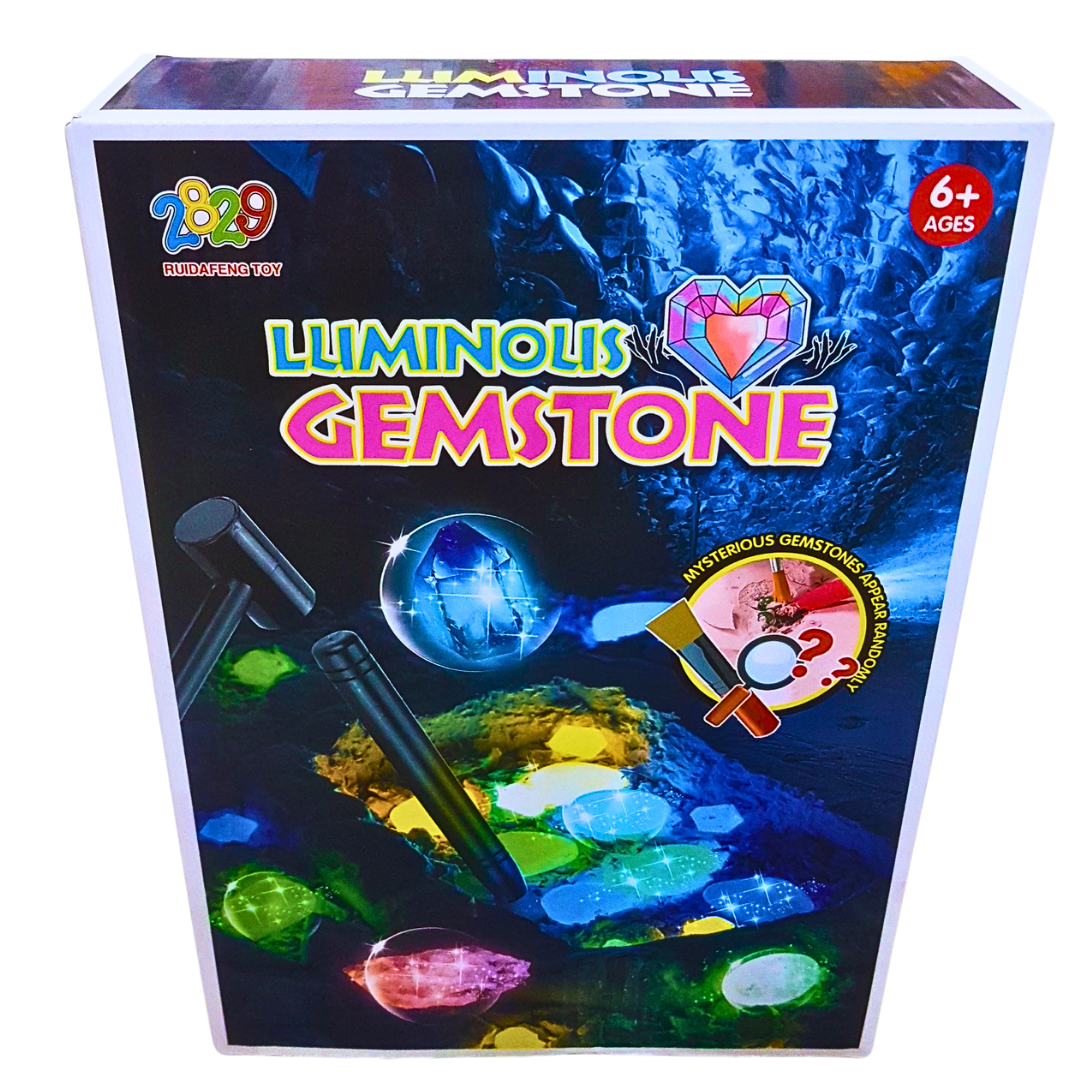 Luminous Gemstone Excavation Kit – Glow-in-the-Dark Digging Adventure for Kids (Ages 6+)Luminous Gemstone Excavation Kit – Glow-in-the-Dark Digging Adventure for Kids (Ages 6+)