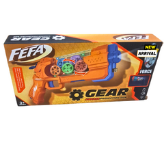 FEFA Gear Linkage Projection Gun – Light &amp; Sound Toy Gun for Kids (Ages 3+)