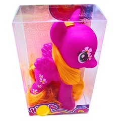 Magical Fantasy Pony Toy - Colorful Collectible Horse with Mane - Available in 6 Colors (each color sold separately)