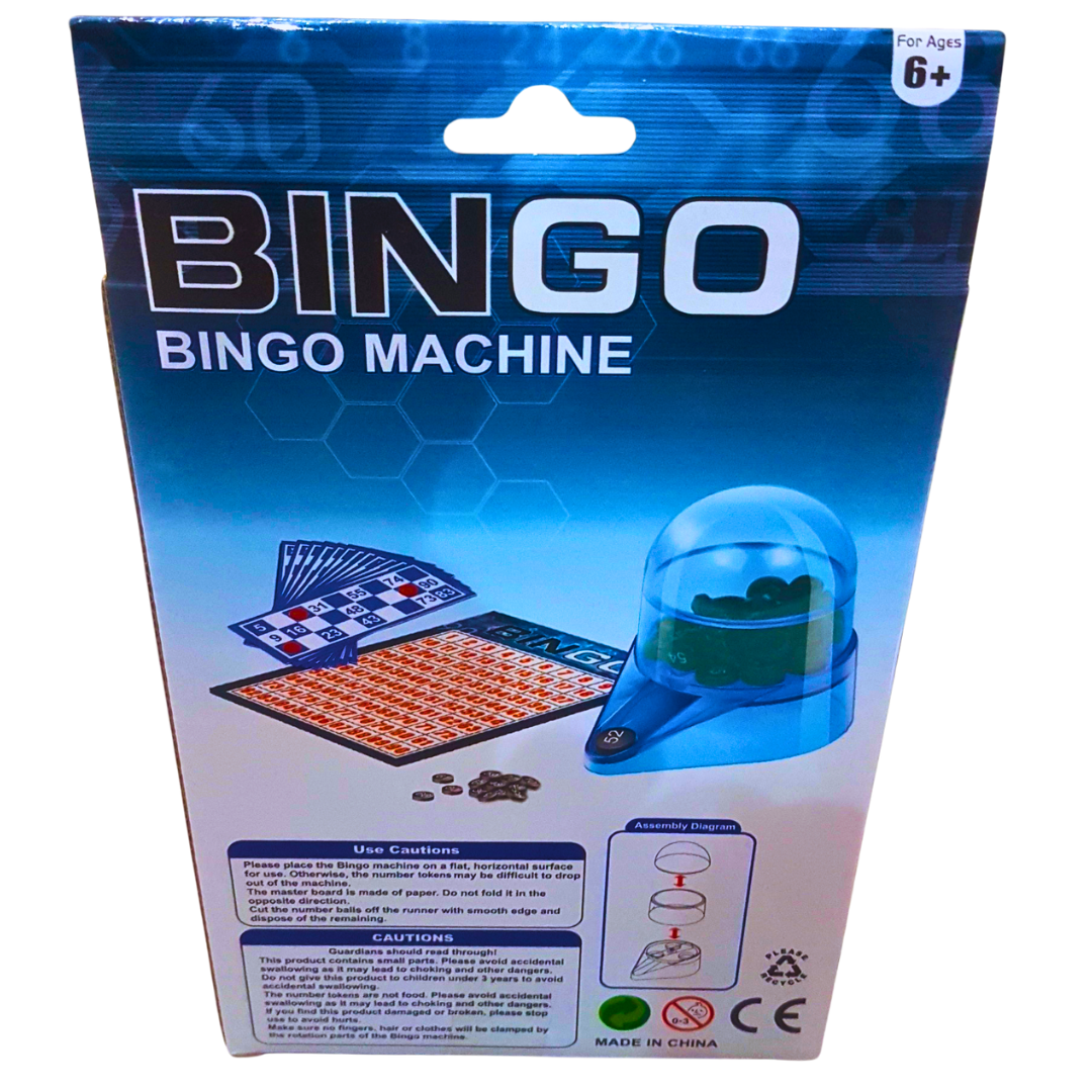 Mini Bingo Machine – Classic Lottery Game for Kids & Family 🎲 Exciting Number Matching Fun | Age 6+ | Portable & Interactive