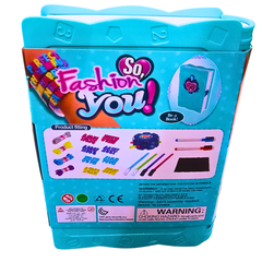 So Fashion You! 3-in-1 Portable Beauty Set for Kids Age 3+ | DIY Bracelet and Accessory Making Kit