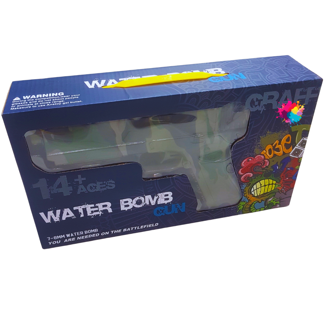 Camouflage Water Bomb Gun Toy for Teens - Tactical Water Crystal Blaster - Ages 14+