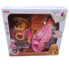 My Sweet Lovely Doll - Interactive Baby Doll with Potty and Accessories (Ages 3+)