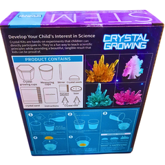 Crystal Growing Science Kit – STEM Experiment for Kids (Ages 8+) | DIY Crystal Growth Lab