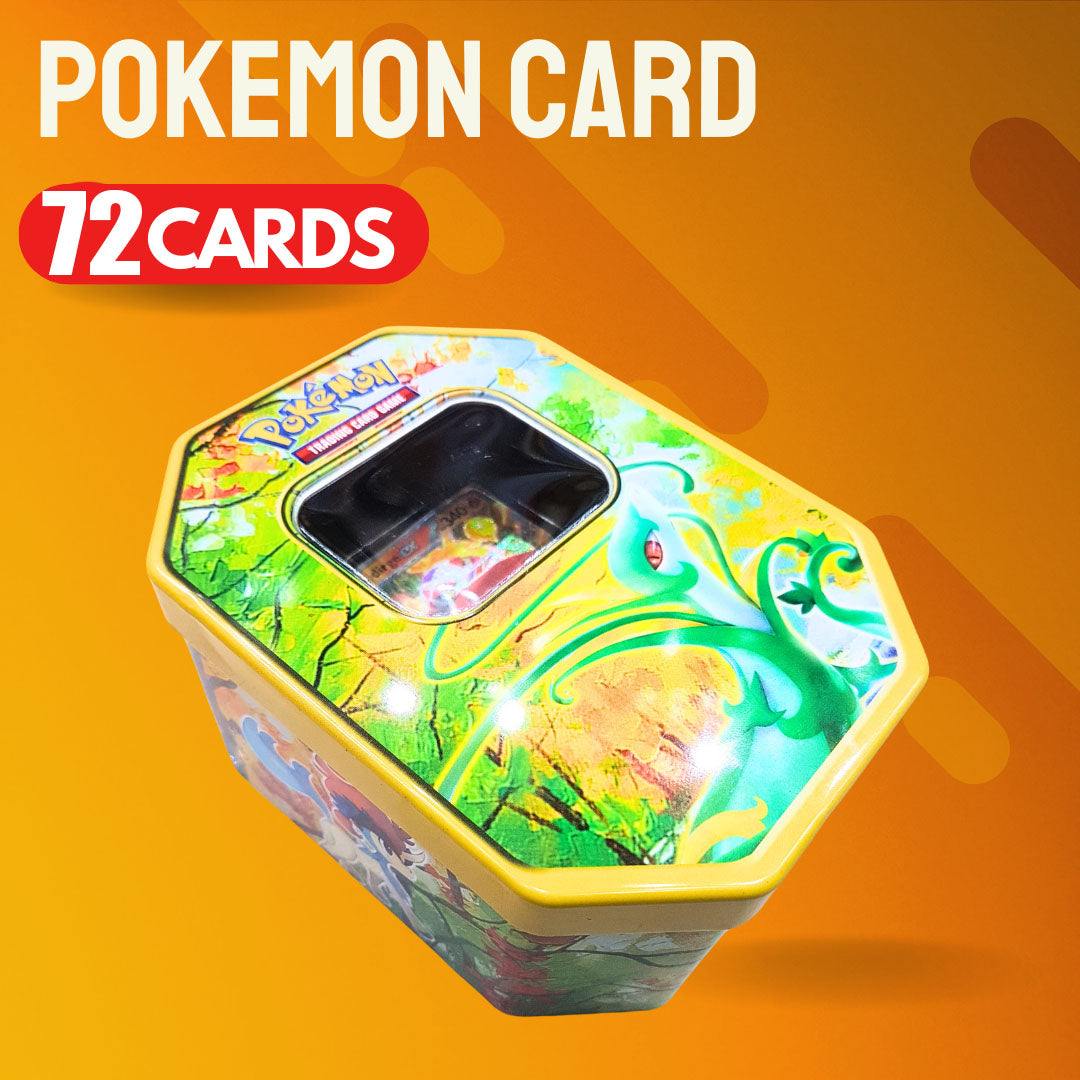 New Arrival: 72-Card Pokemon Trading Game Set - Ideal Boys' Gift - Top-Quality Collectible Pokemon Cards