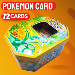 New Arrival: 72-Card Pokemon Trading Game Set - Ideal Boys' Gift - Top-Quality Collectible Pokemon Cards