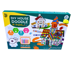 DIY House Doodle 3D Origami Kit – Creative Coloring & Building Set for Kids (Ages 3+) | Arts & Crafts Toy