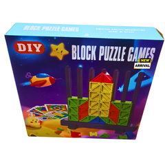 DIY Block Puzzle Game – Creative & Educational Stacking Toy for Kids 🧩 Enhance Problem-Solving & Imagination | Age 3+ | Fun Brain-Boosting Game