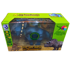 The New World of Dinosaurs - Interactive Walking and Roaring Triceratops Toy