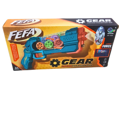 FEFA Gear Linkage Projection Gun – Light &amp; Sound Toy Gun for Kids (Ages 3+)