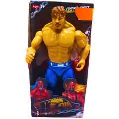 Wrestling Action Figure – Bald Brawler with Red Trunks (Ages 3+) each sold separately