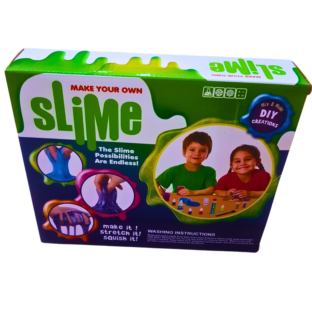 Make Your Own Slime Kit – DIY Slime Making Set for Kids | Colorful, Stretchy & Fun Sensory Play Activity