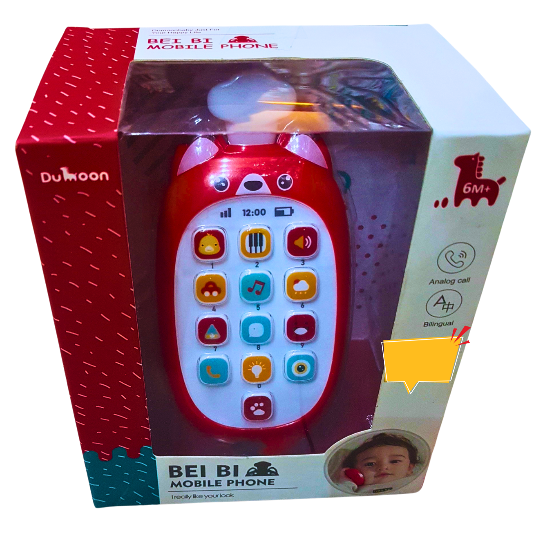 Bei Bi Mobile Phone Toy - Bilingual Educational Phone for Babies (6+ Months)