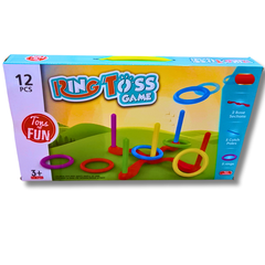 Ring Toss Game Set for Kids - Fun Outdoor & Indoor Activity Toy | Ages 3+ | 12-Piece Set