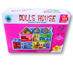 Dolls House Shaped Floor Puzzle – 25-Piece Jigsaw for Kids (Ages 3-6) 🏡🧩