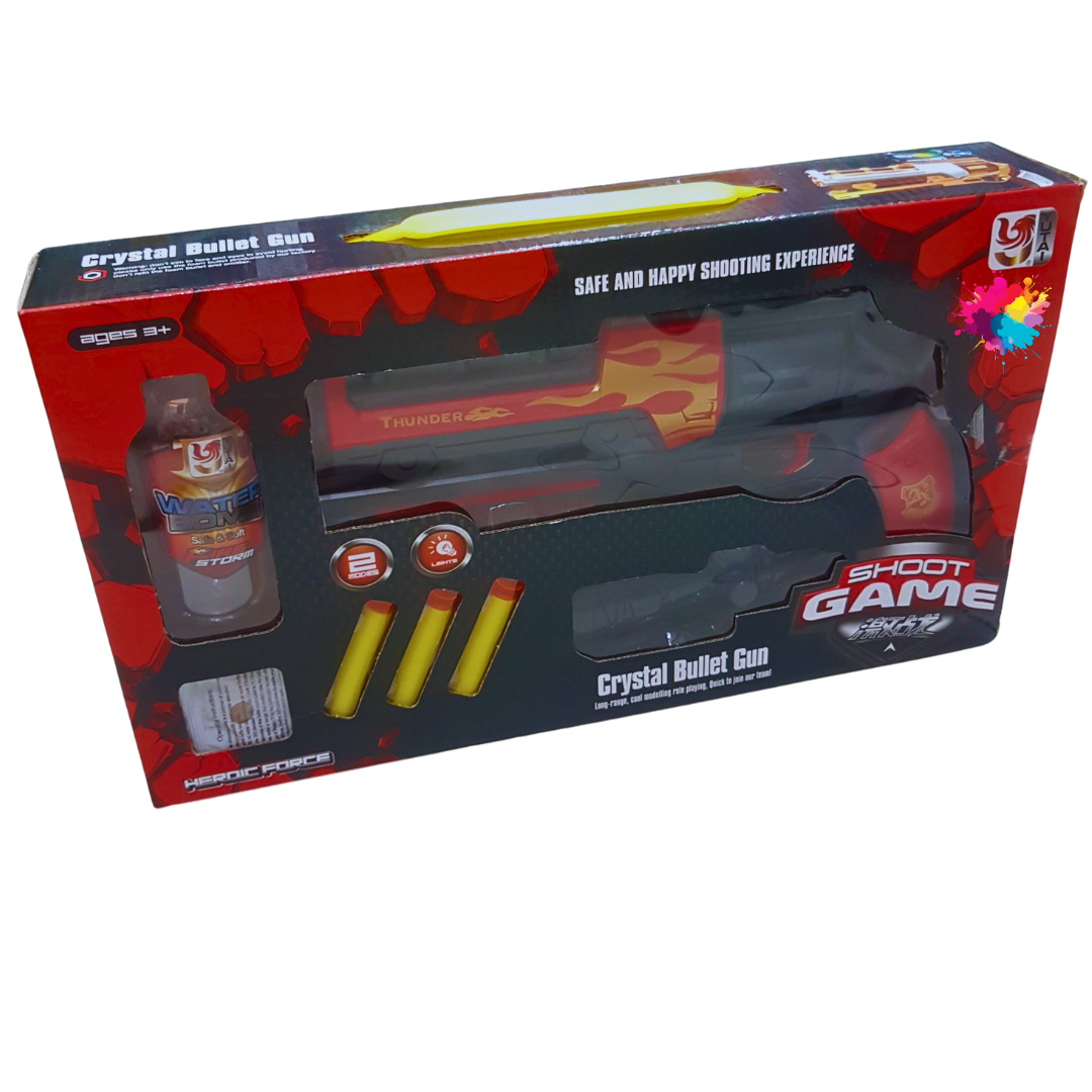 Heroic Force Crystal Bullet Gun Toy Set - Safe and Exciting Shooting Experience - Ages 8+