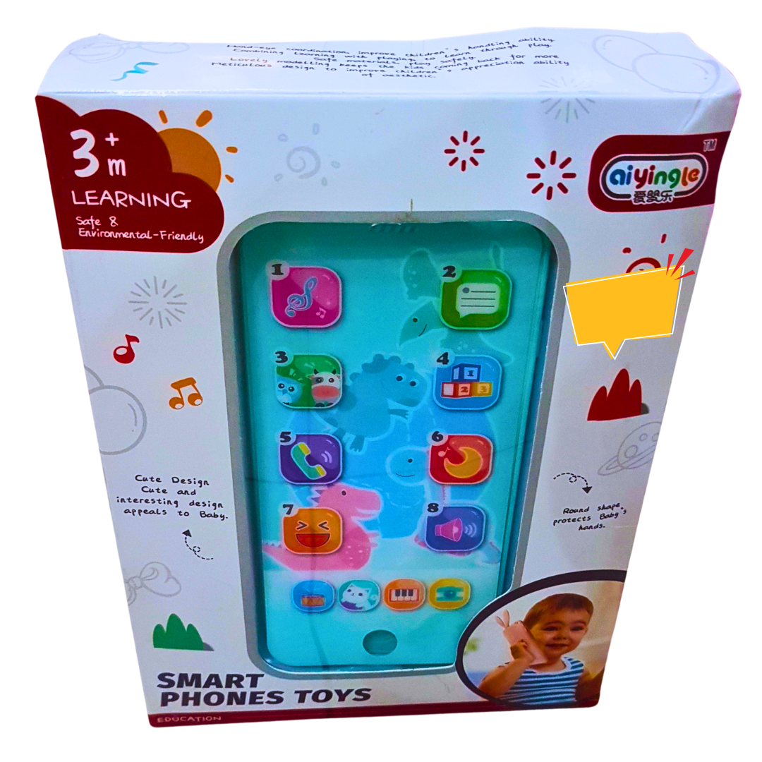 Smartphone Learning Toy for Toddlers - Fun Music & Educational Play (3+ Months)