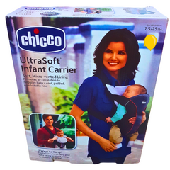 Chicco UltraSoft 2-Way Infant Carrier | Soft & Breathable Baby Carrier for 7.5-25 lbs