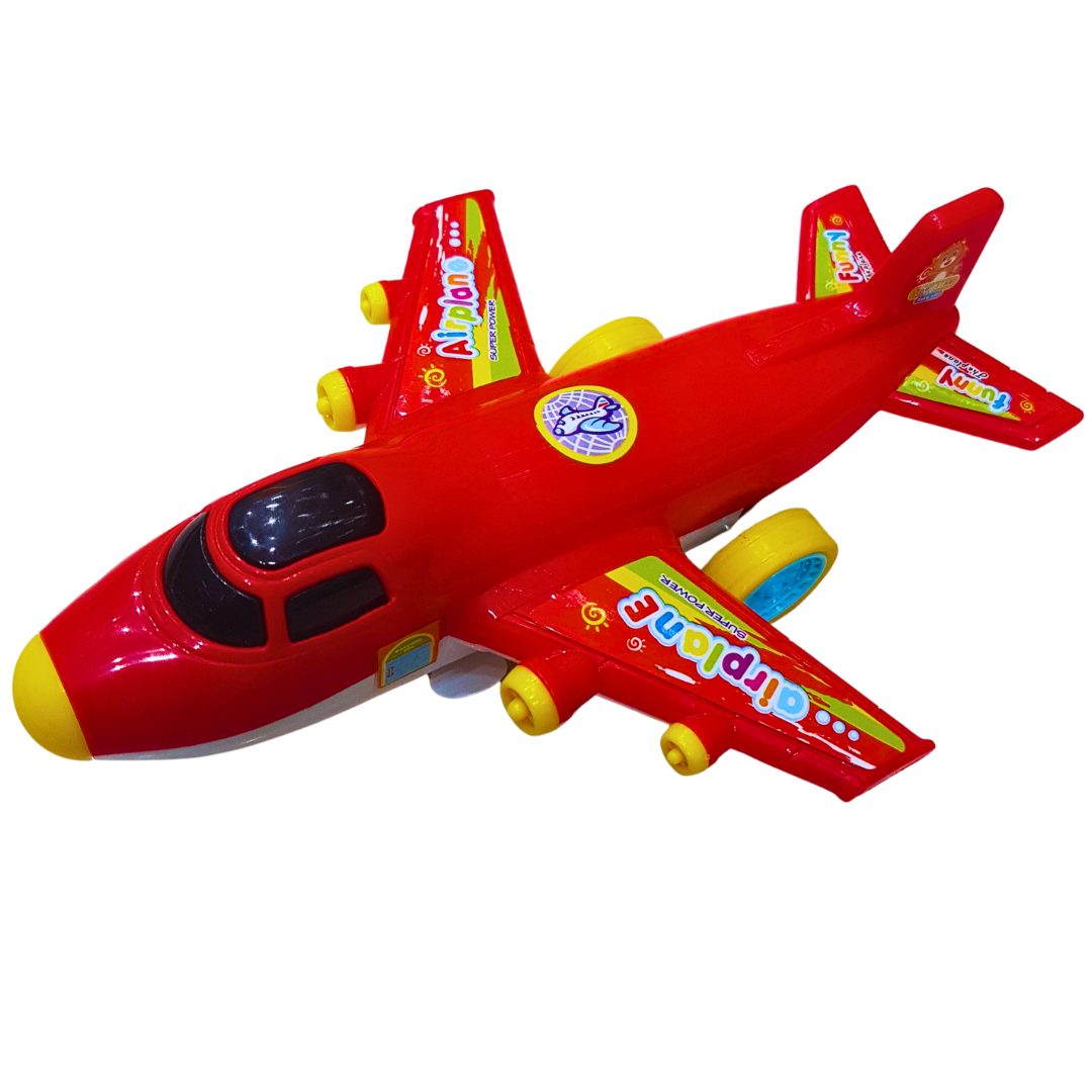 Colorful Airplane Toy - Fun and Engaging Plane for Kids (Available in Red and Blue)