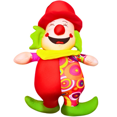 Colorful Clown Plush Toy with Bright Costume – Soft and Fun Stuffed Toy for Kids