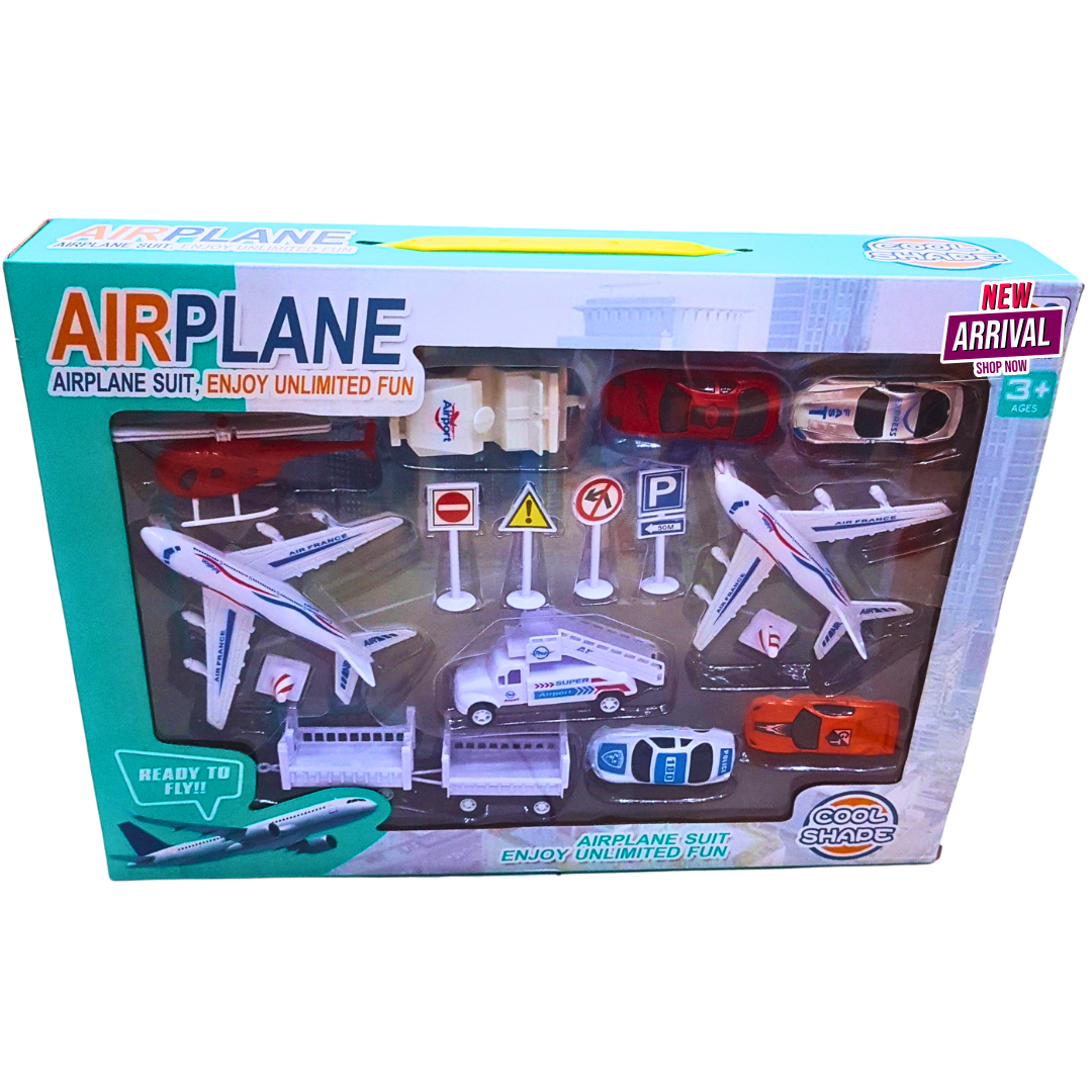 ✈️ Airport Playset with Airplanes, Vehicles & Accessories – Ultimate Aviation Fun!