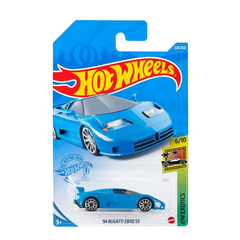 Hot Wheels  94 Bugatti EB110 SS Car 1:64 scale  Blue