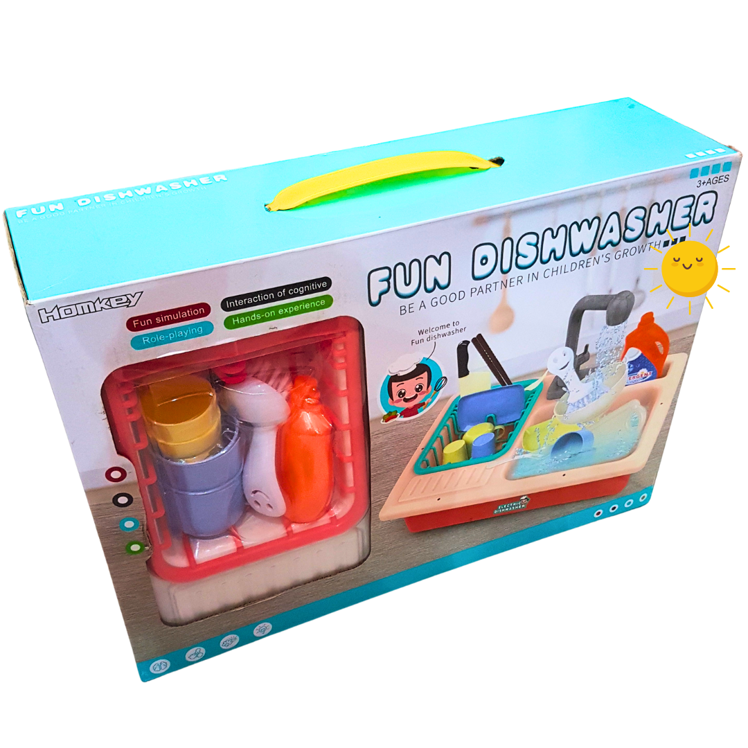 New Arrival Fun Dishwasher Toy for Girls - Interactive Role-Playing & Cognitive Development Playset - Ideal Gift for Growth and Hands-On Experience