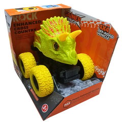 DinoTruck Racer: Kids' Dinosaur-Themed 4x4 Friction-Powered Off-Road Vehicle with Rugged Oversized Tires – Durable Play for Ages 3+ (Gainer Truck Series)