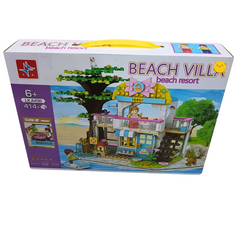 Seaside Dream Beach Villa Building Set - 414 Pieces LX.A496