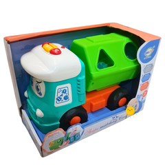 Edu-Play Express: Interactive Shape Sorting Dump Truck Toy for Toddlers