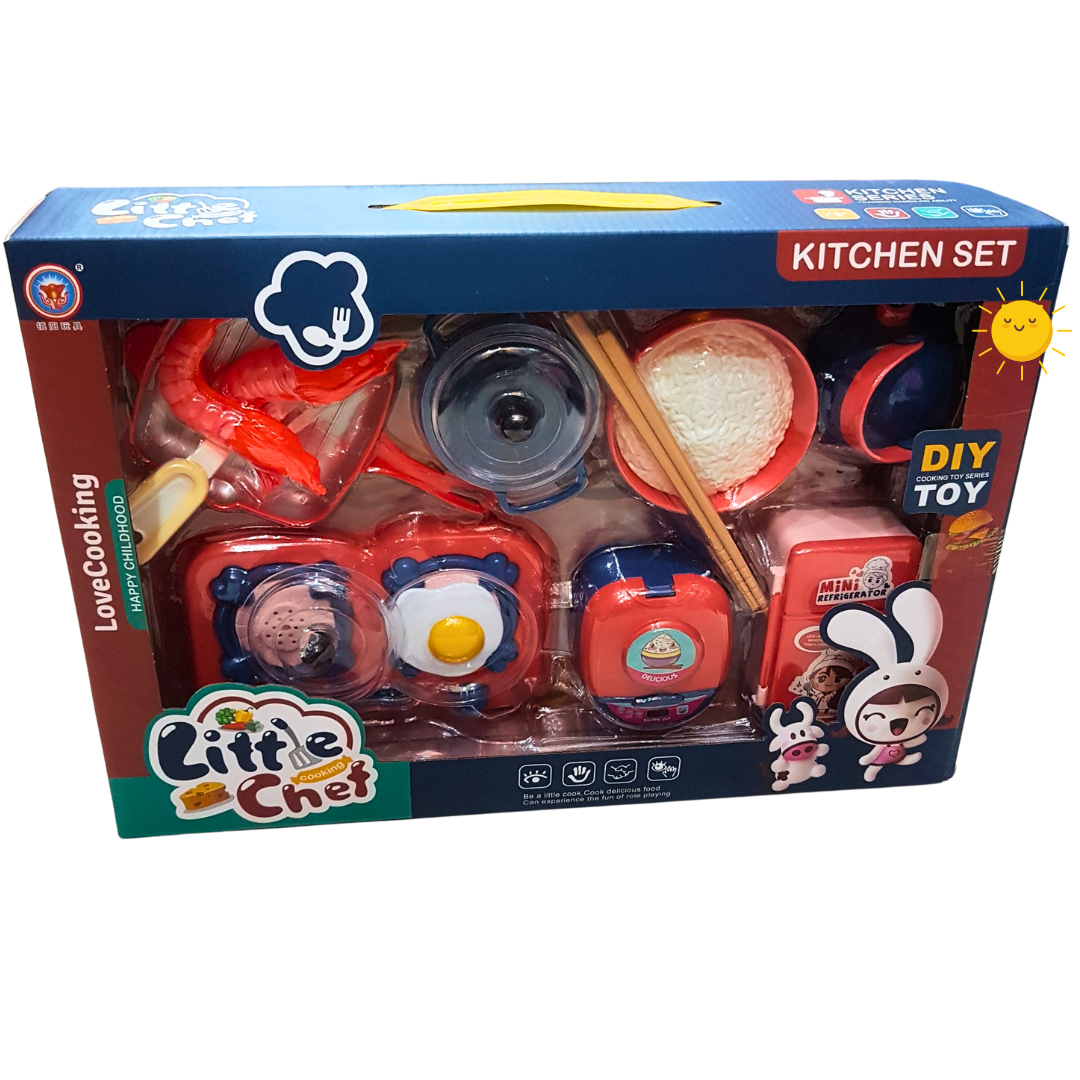 Little Chef Cooking Set: Complete Miniature Kitchen Playset for Budding Cooks