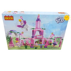 COGO Dream World Princess Castle – 254 Piece Building Set for Ages 6+