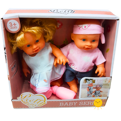 Interactive Light-Up Baby Dolls Set for Girls - High-Quality Baby Boy & Girl Dolls - Perfect Gift for Girls Up to 8 Years