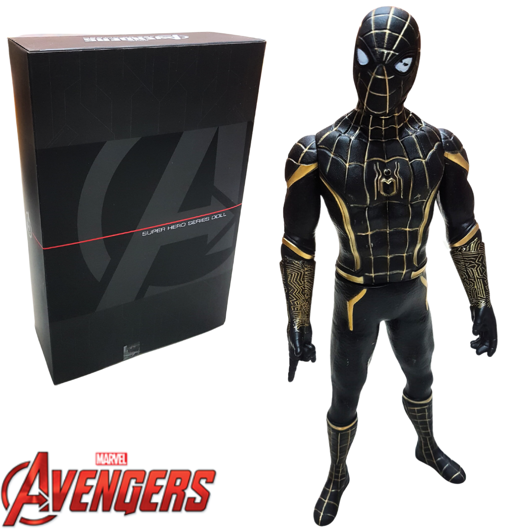 10-inch Black Spiderman Action Figure - Avengers Age of Ultron Collectible - Perfect Gift for Kids