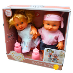 Interactive Light-Up Baby Dolls Set for Girls - High-Quality Baby Boy & Girl Dolls - Perfect Gift for Girls Up to 8 Years